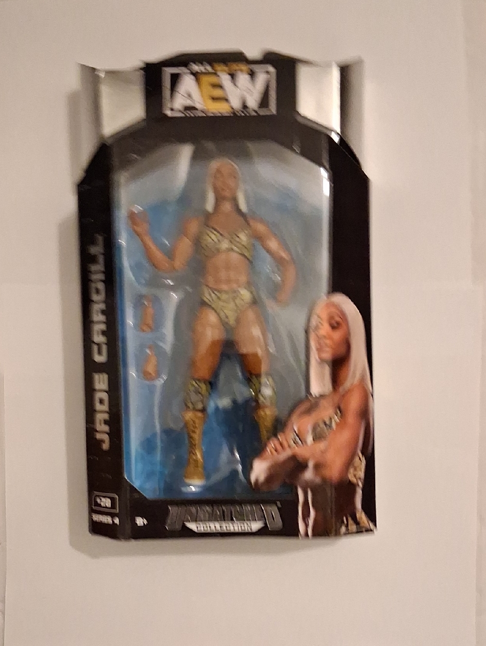 AEW Jade Cargill Action Figure - Gold/Black Gear